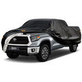 Kayme 6 Layers Waterproof Heavy Duty Outdoor Truck Cover, Custom Fit Toyota Tundra(2006-2021) Regular Cab Short Bed??Black