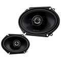 KENWOOD KFC-C6898RS Custom Fit 6-In. x 8-In. 360-Watt-Max-Power 2-Way Full-Range Car Speakers, Black, 2 Pack, KFC-C6898RS
