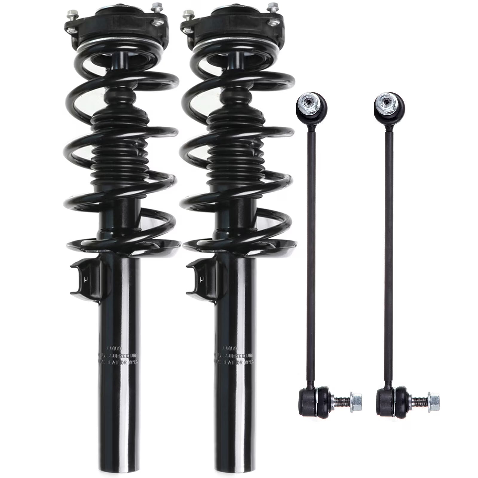 ECCPP 4PCS Complete Struts Assembly,Stabilizer Bar Link Kit for Volkswagen Beetle 2012-2016,for Volkswagen Eos 2007-2011