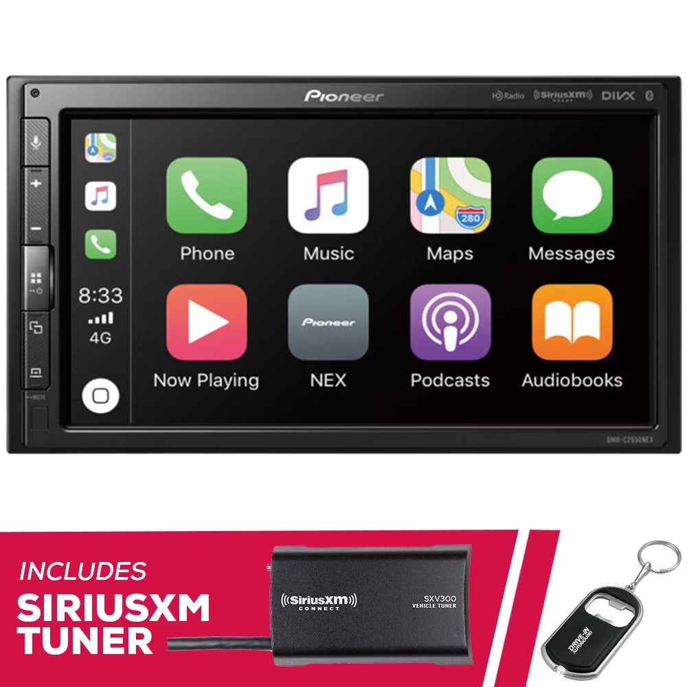 New Pioneer DMH-C2550NEX 6.8  Digital Multimedia Receiver with SiriusXM Tuner