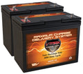 QTY 2 VMAX MB96-60 12 Volt 60Ah AGM Deep Cycle Wheelchair battery, replaces 55ah Group 22NF batteries Scooter & Wheelchair Battery for Pride Mobility Jazzy Invacare