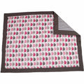 Bacati - Elephants Pink/Gray 10-Piece Nursery in a Bag Crib Bedding Set 100% Cotton Percale Girls Crib Bedding Set with 2 crib fitted sheets