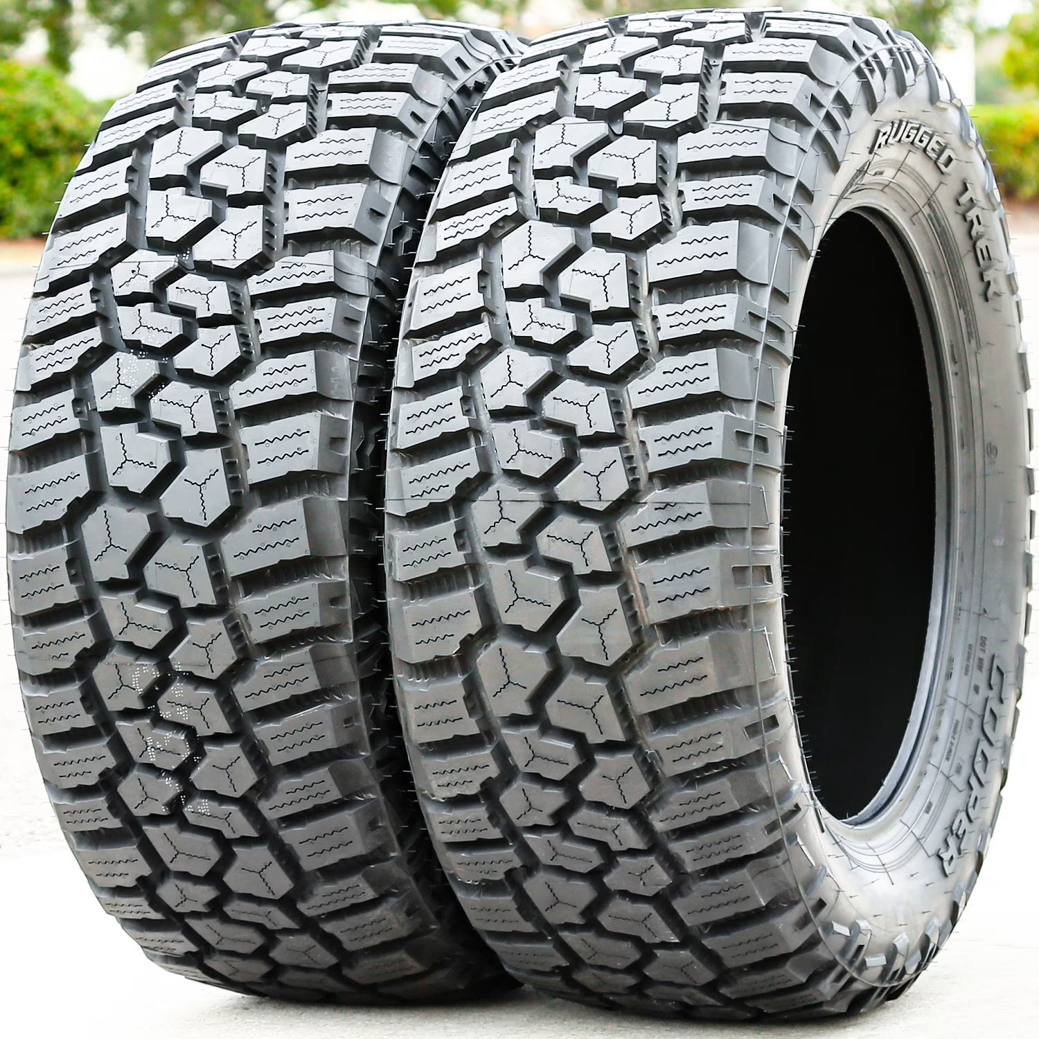 Pair of 2 (TWO) Cooper Discoverer Rugged Trek 265/70R16 112T RT R/T Rugged Terrain Tires Fits: 2015 Toyota Tacoma TRD Pro, 2000-06 Toyota Tundra SR5