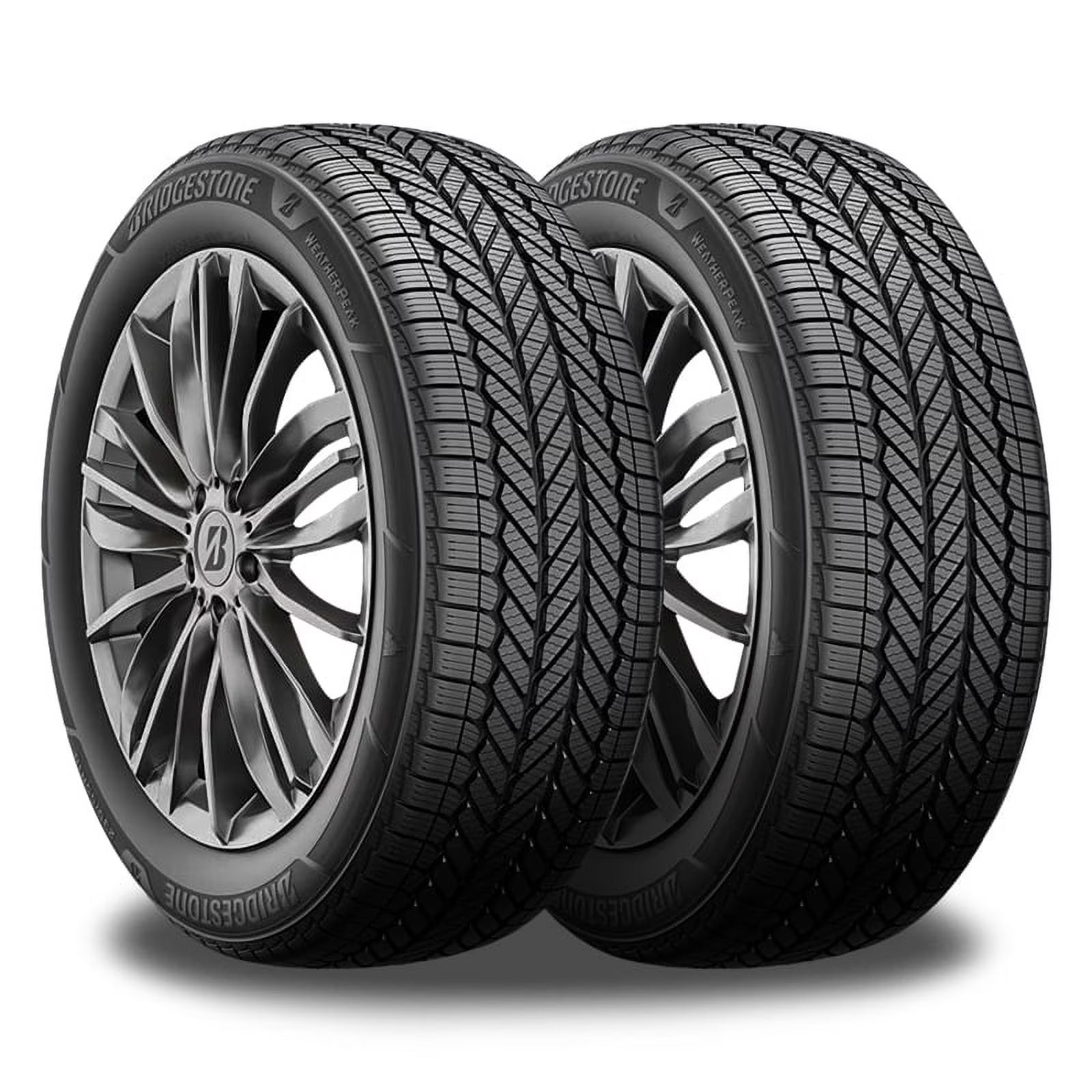 2 Bridgestone WeatherPeak 245/60R18 105H All Season 3PMSF Rated 70K Mi Warranty BR009659 / 245/60/18 / 2456018