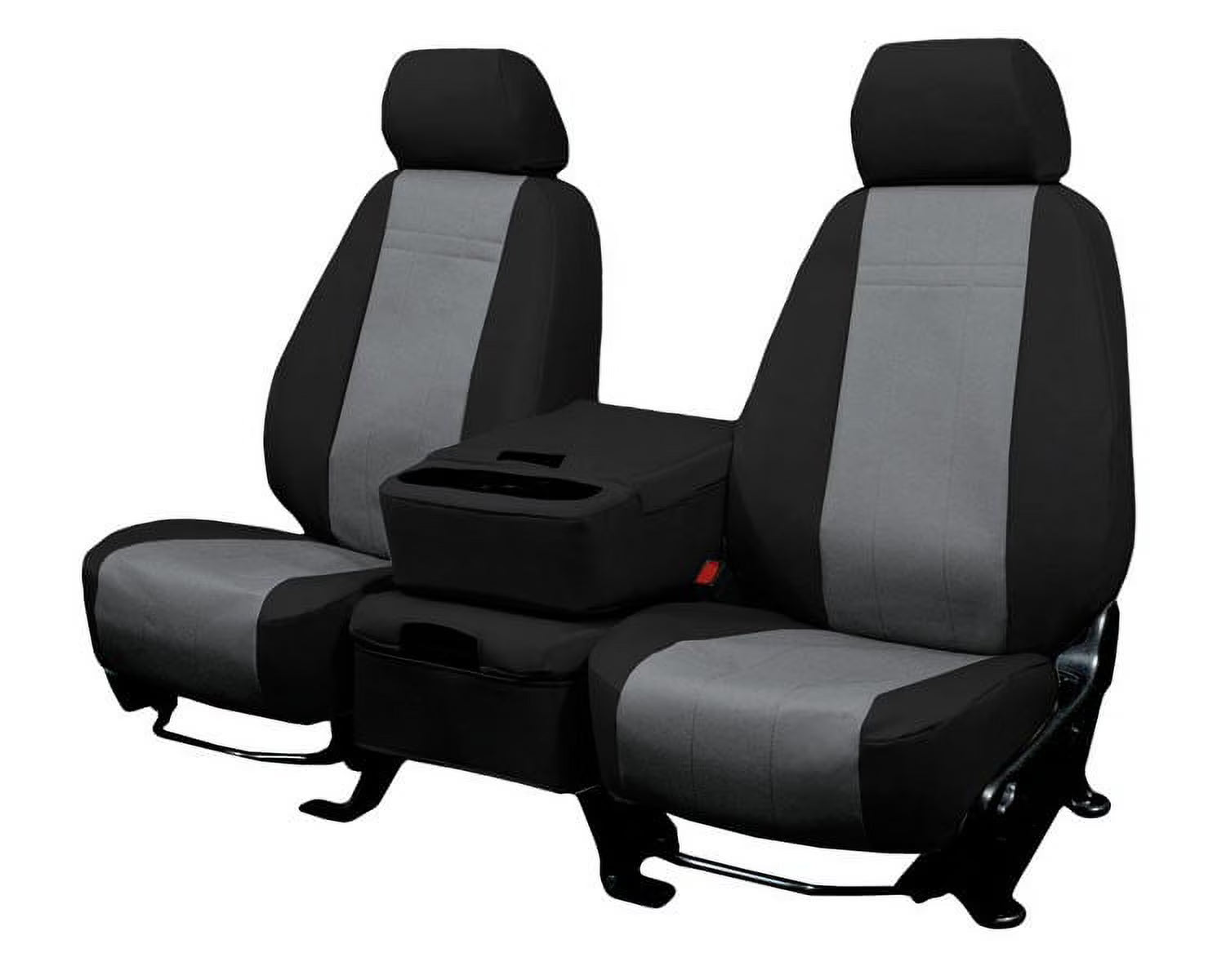 2014-2021 Toyota Tundra Front Row 40/20/40 Split Bench Charcoal Insert with Black Trim DuraPlus Custom Seat Cover