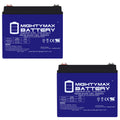 12V 35AH GEL Replacement Battery for Pride Mobility SC4000 Celebrity 3 Wheel - 2 Pack