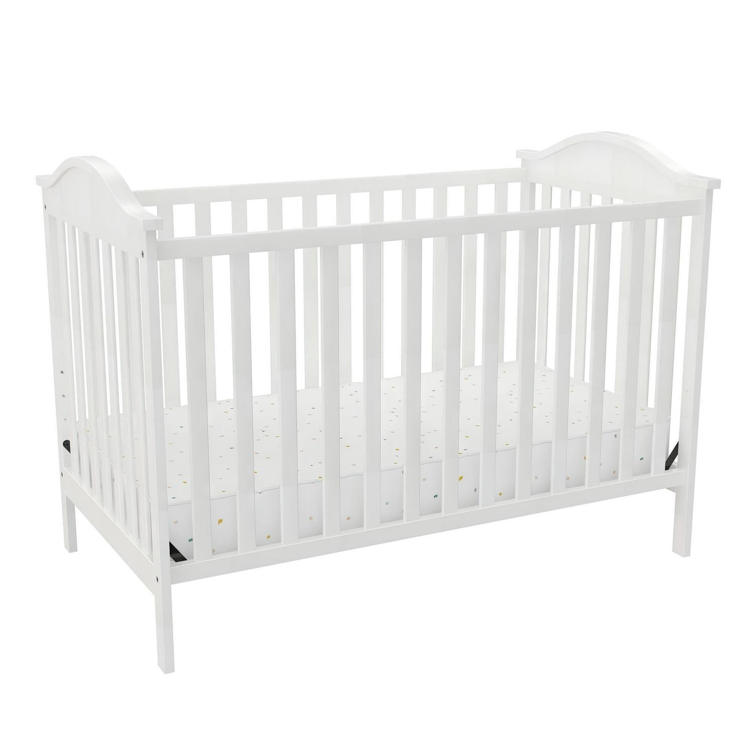 Baby Relax Adele 3-in-1 Convertible Crib. White