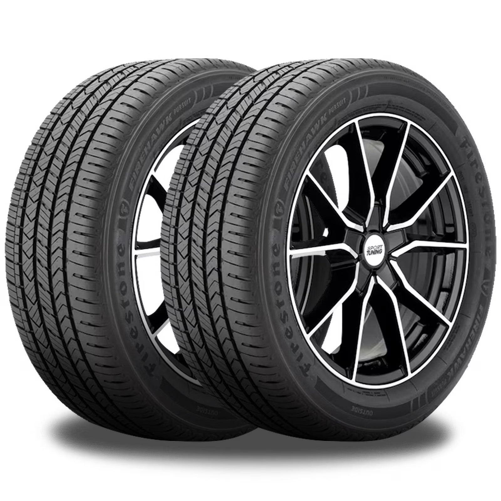 2 Firestone Firehawk Pursuit 235/50R18 101W All Season Performance Tires 640AAA FS011686 / 235/50/18 / 2355018