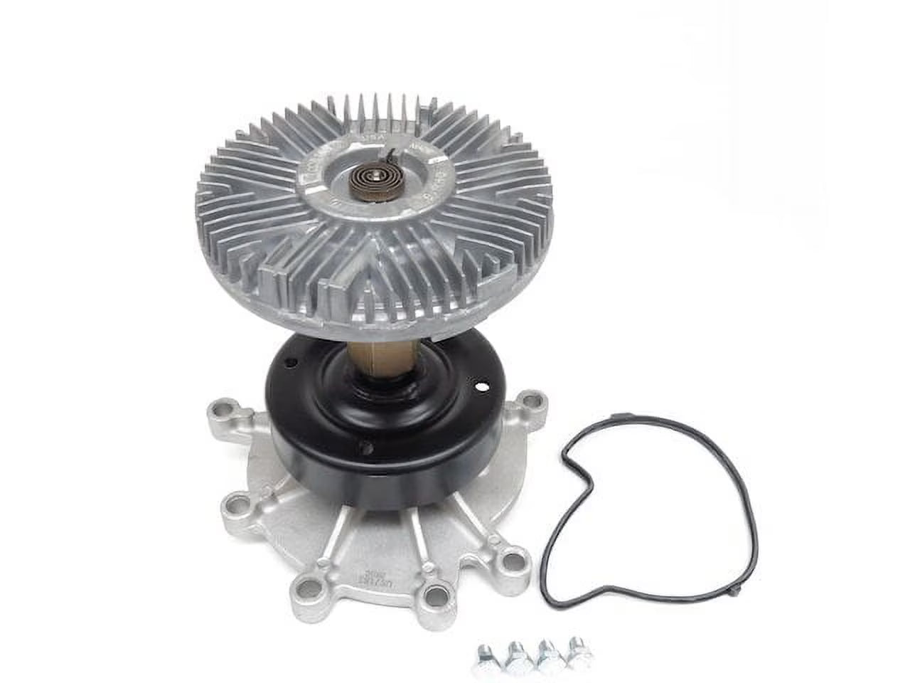Engine Water Pump with Fan Clutch - Compatible with 2002 - 2008 Dodge Ram 1500 2003 2004 2005 2006 2007