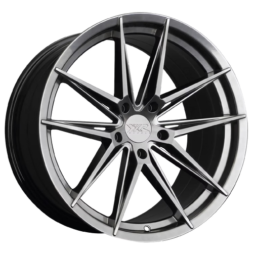 1 X XXR 577 18X8.5 5-112 73.1 Hub +35 Offset Chromium Black Wheel Rim