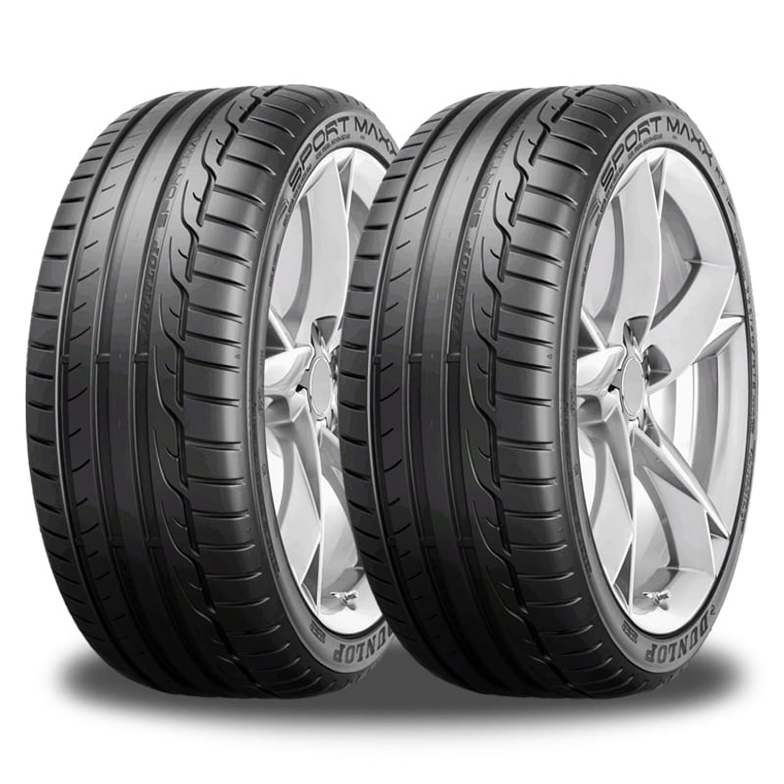 Set of 4 Dunlop Sport Maxx RT 245/40R18 97W XL Tires 265029323 / 245/40/18 / 2454018 Fits: 2014-16 Mercedes-Benz E350 4Matic, 2016-22 Subaru Impreza Base