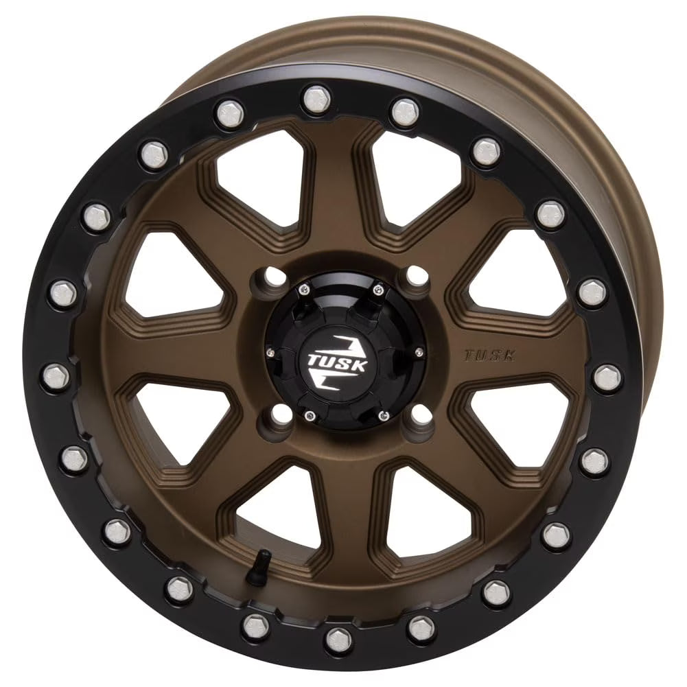 4/156 Tusk Uinta Beadlock Wheel 14x7 4.0 + 3.0 Bronze