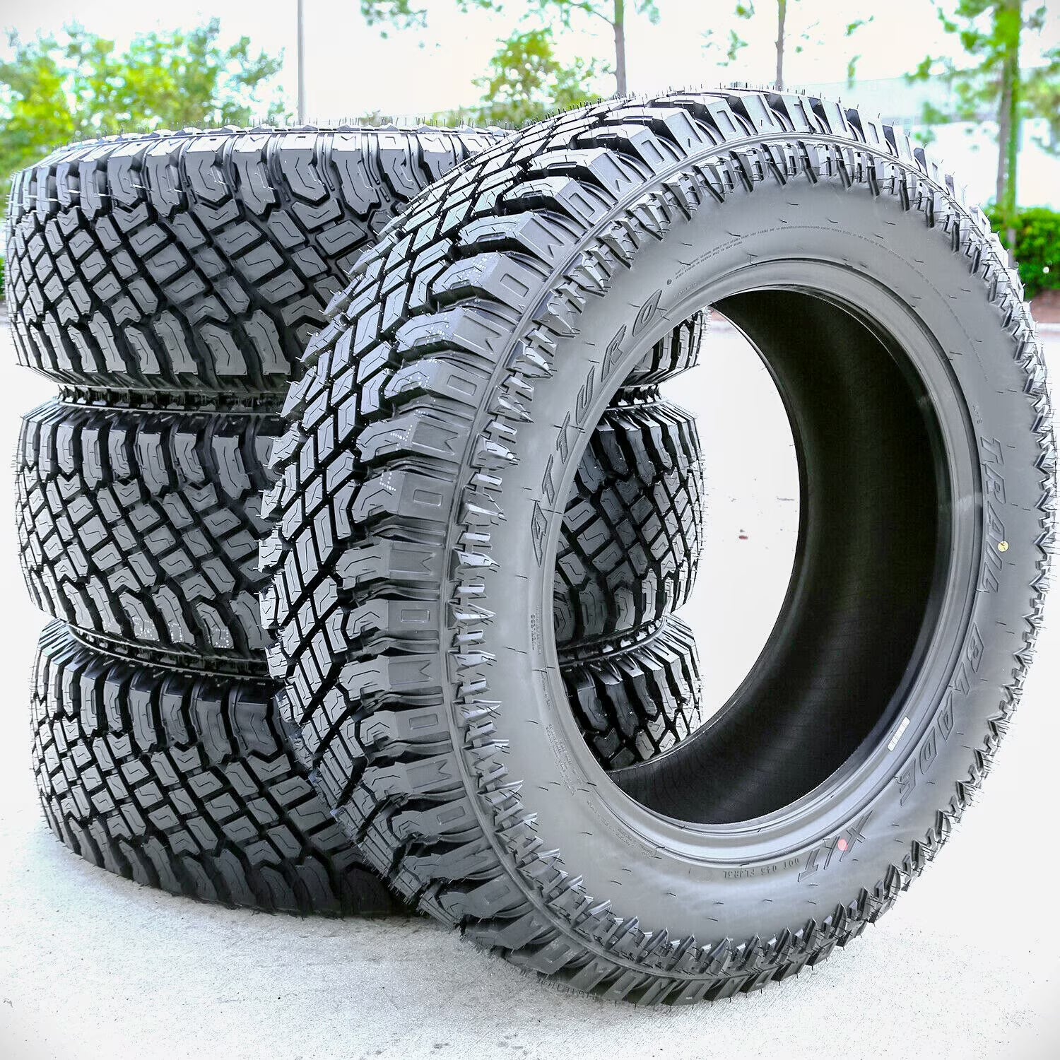 Set of 4 (FOUR) Atturo Trail Blade X/T 275/55R20 117S XL AT A/T All Terrain Tires Fits: 2018 Chevrolet Silverado 1500 High Country, 2014-16 Chevrolet Silverado 1500 High Country