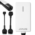 Ampure Go 2 Level 2 EV Charger ??32 Amp, NEMA 14-50 Plug, 20ft Cable, NACS Connector, Portable Tesla Home Charger, Waterproof & Travel-Ready