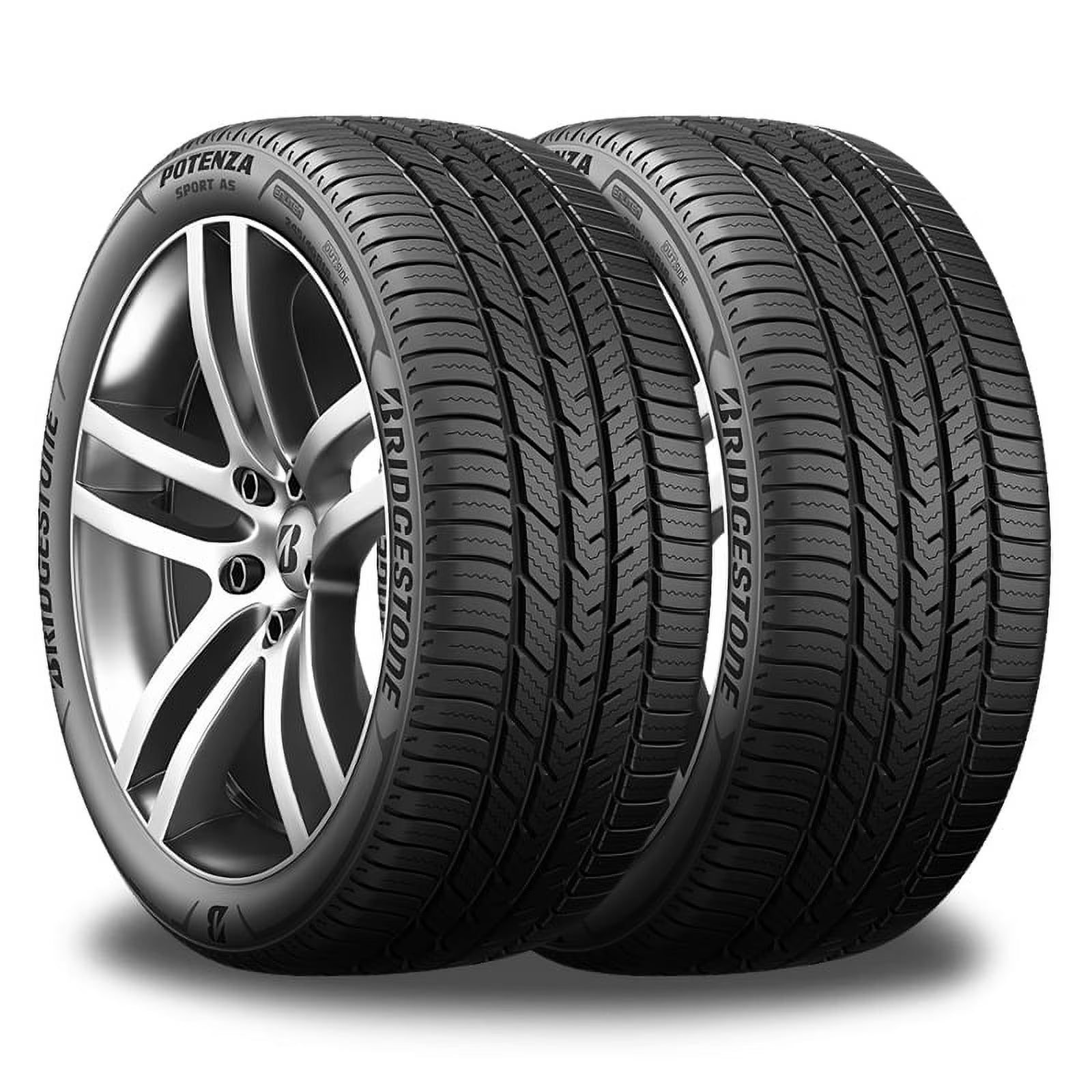 2 Bridgestone Potenza Sport AS 225/45R18 95W All Season Ultra High Performance BR011933 / 225/45/18 / 2254518