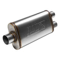 Flowmaster 72288 FlowFX Muffler 3  Center Inlet/2.5  Dual Outlet - Moderate Sound 409 Stainless Steel