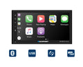 Blaupunkt Denver BPA799PLAY Receiver with 6.8  Touch Screen Display/Apple CarPlay/Android Auto/Built-in Bluetooth/Siri Eyes Free +