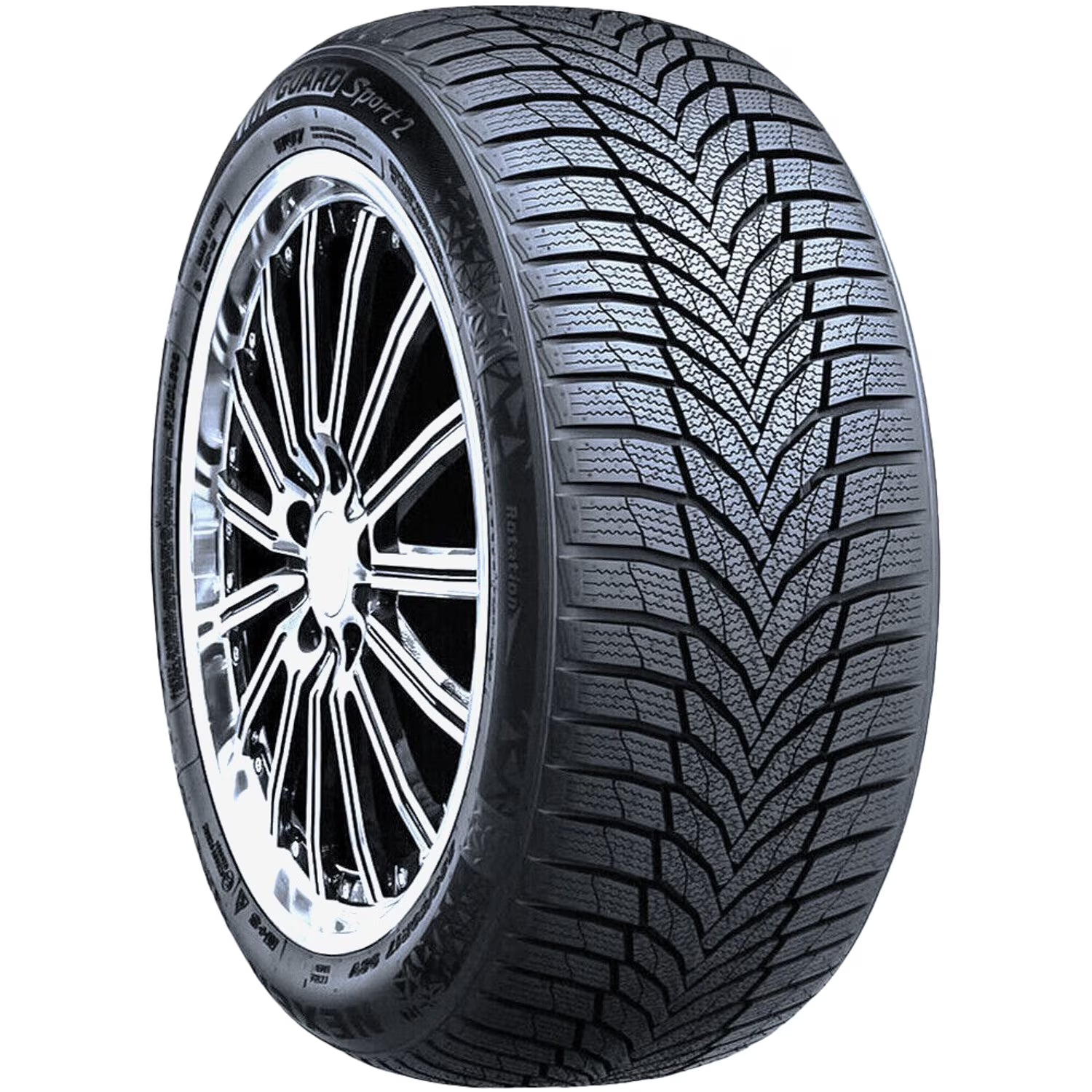 Pair of 2 (TWO) Nexen Winguard Sport 2 235/55R19 105V XL (Studless) Snow Winter Tires Fits: 2010-16 Chevrolet Equinox LTZ, 2017-18 Honda CR-V EX-L