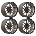 4 x Lock Offroad Krawler Matte Bronze Wheels 5x127 18x9 -12et Truck Suv Rims