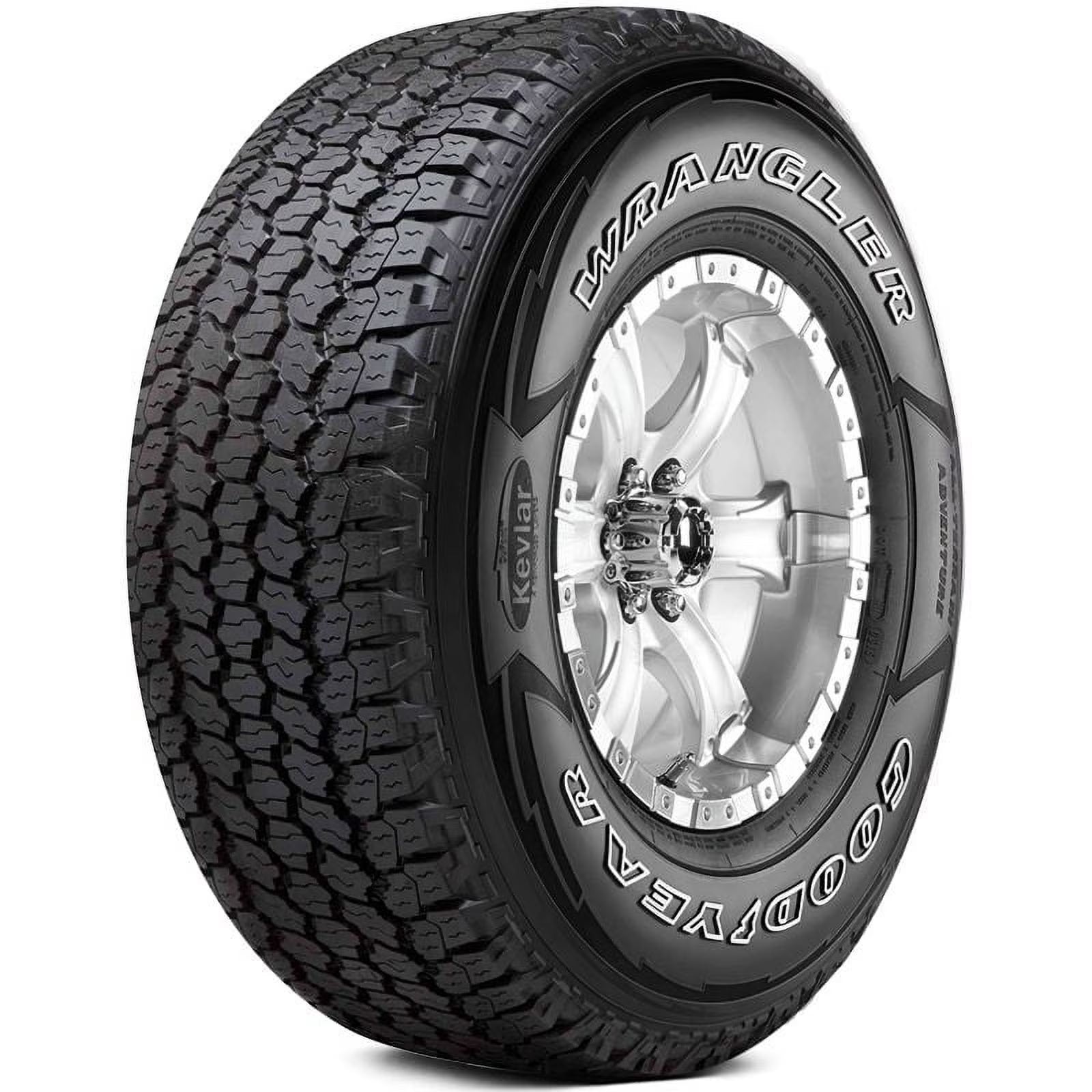 Goodyear Wrangler Workhorse AT LT 265/75R16 Load E 10 Ply All Terrain Tire Fits: 2000-02 Dodge Ram 2500 Base, 2013-14 Toyota FJ Cruiser Base