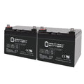 ML35-12 - 12V 35AH Battery for Pride Jazzy Select Electric Wheelchair - 2 Pack