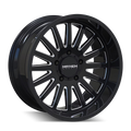 Mayhem Utopia-8114 20X9 8X165.1 0Et 125.2Cb Black W/Milled Spokes