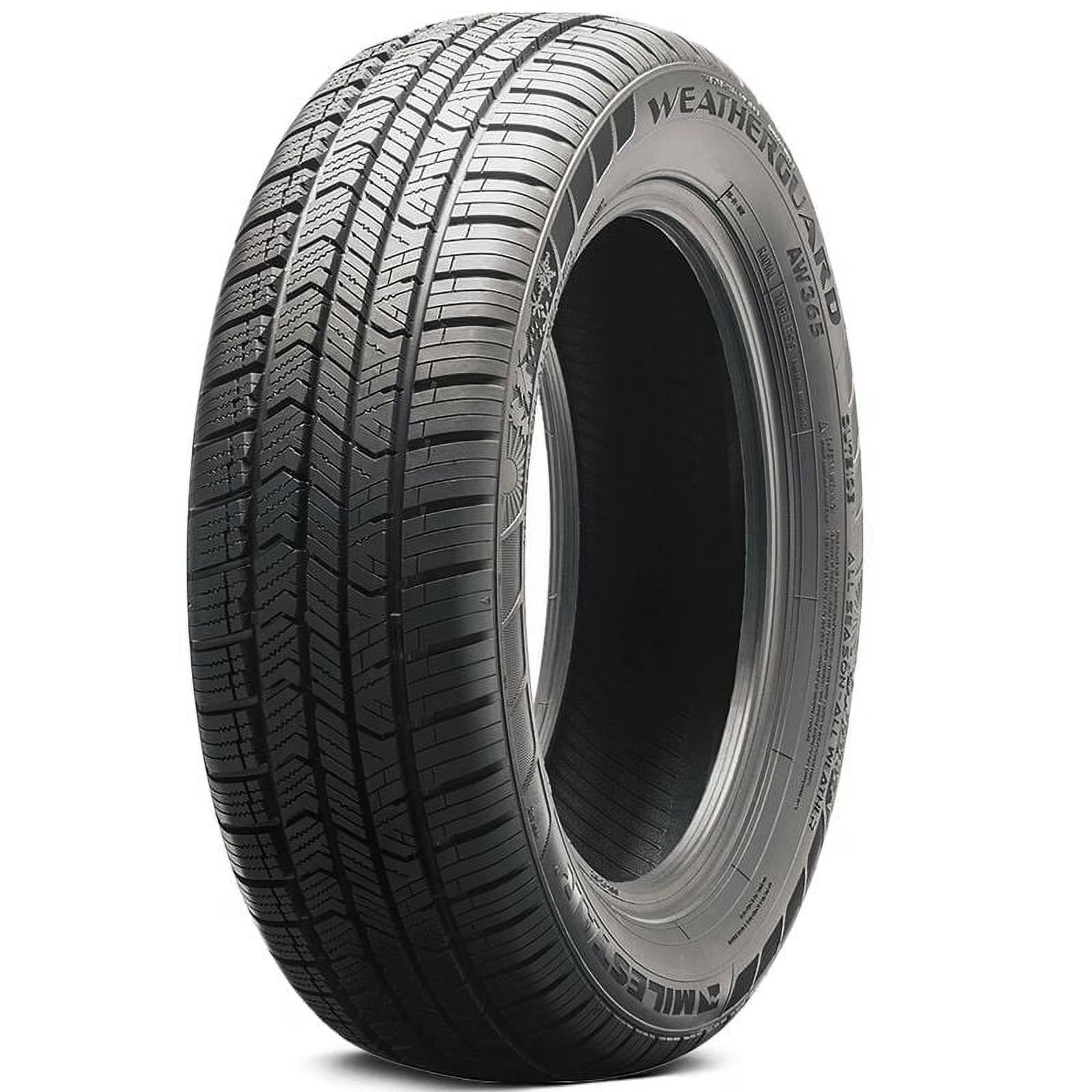 Set of 4 Milestar Weatherguard AW365 225/60R16 98H All Weather Performance 3PMSF Tires 24665036 / 225/60/16 / 2256016 Fits: 2010 Subaru Outback 2.5i, 2005 Subaru Outback i