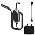 KFFKFF Portable EV Charger, 16 Amp, Compatible with Tesla Models, 25 ft Cable, 120V-240V, NEMA 6-20P Plug & NEMA 5-15 Adapter, LED Display, NACS Connector