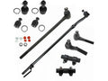 Front Ball Joint and Tie Rod End Kit 11 Piece - Compatible with 1987 - 1996 Ford F-150 4WD 1988 1989 1990 1991 1992 1993 1994 1995