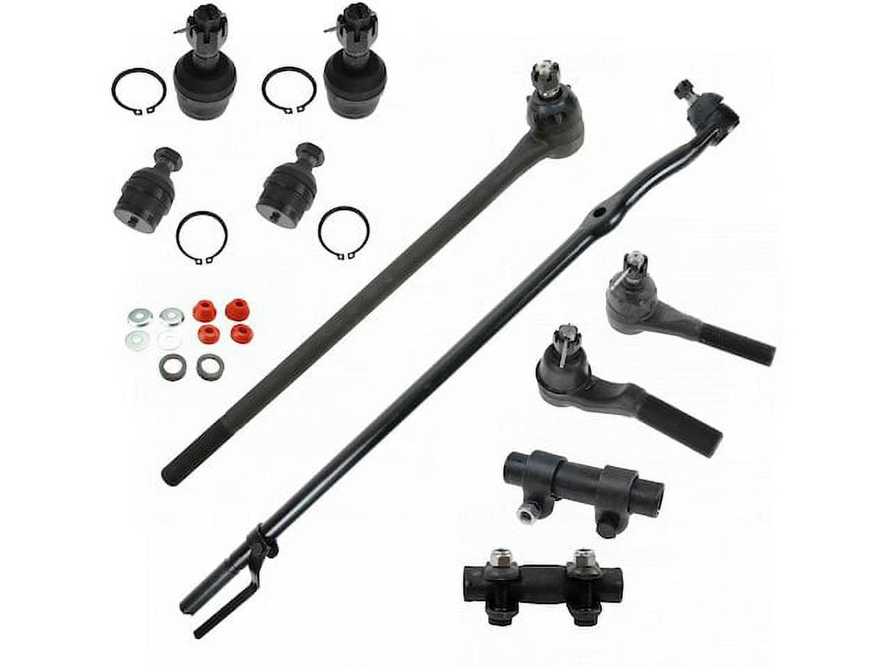 Front Ball Joint and Tie Rod End Kit 11 Piece - Compatible with 1987 - 1996 Ford F-150 4WD 1988 1989 1990 1991 1992 1993 1994 1995