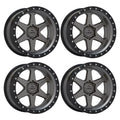 4 x Lock Offroad Olympus Matte Gray Wheels 6x139.7 17x9 -35et Truck Suv Rims