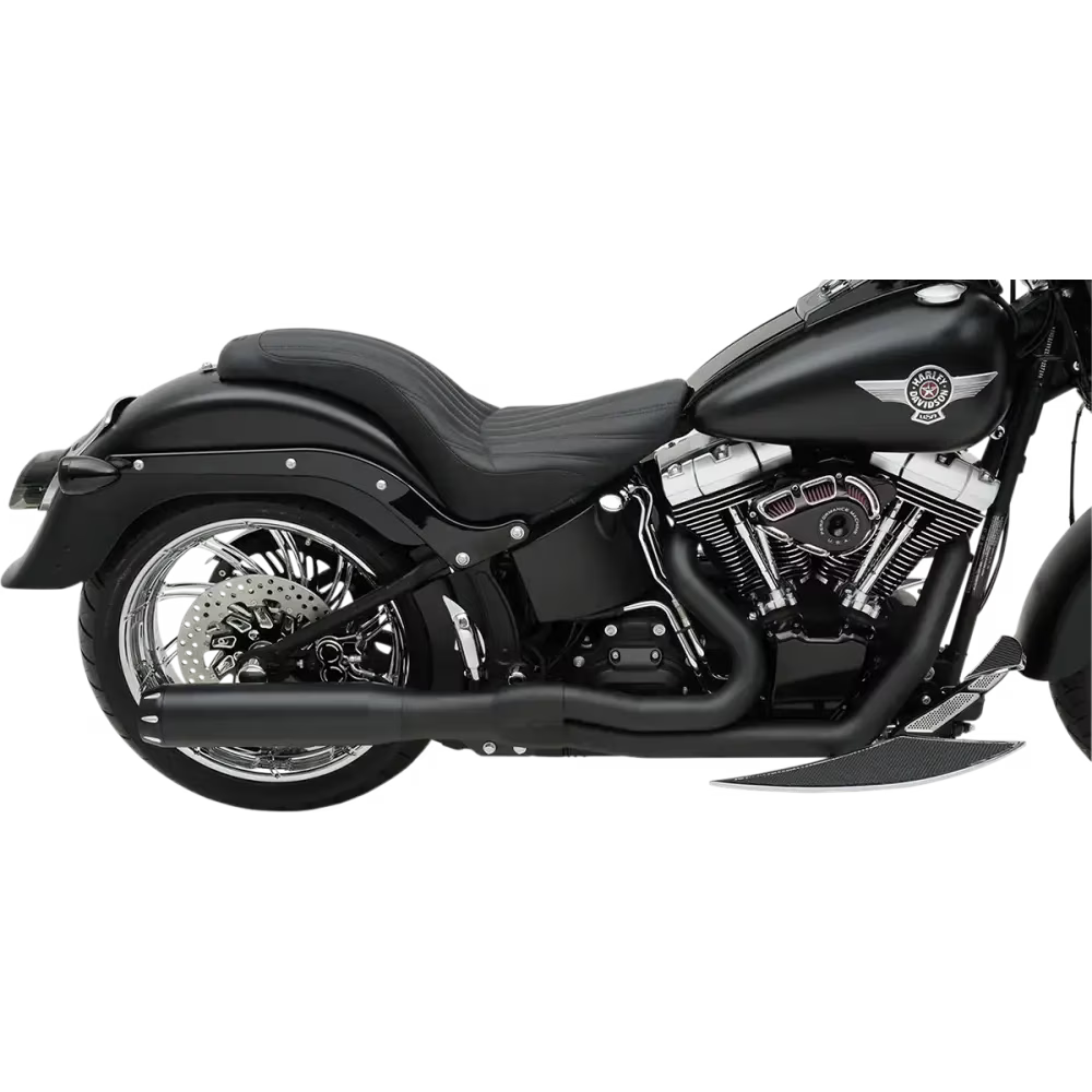 Bassani Road Rage II 2-into-1 B1-Power Series Black Exhaust System (1S18RB)