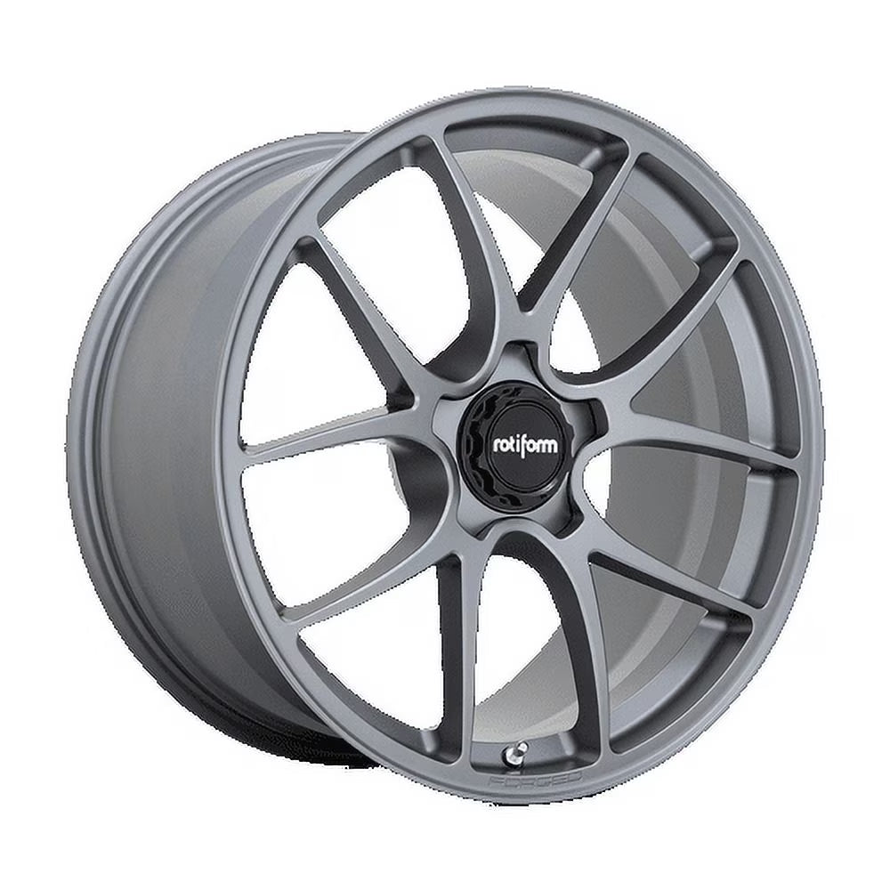 Rotiform 1PC Aluminum Rim R901 LTN 19X10.5in Satin Titanium Finish, R901190521+34T