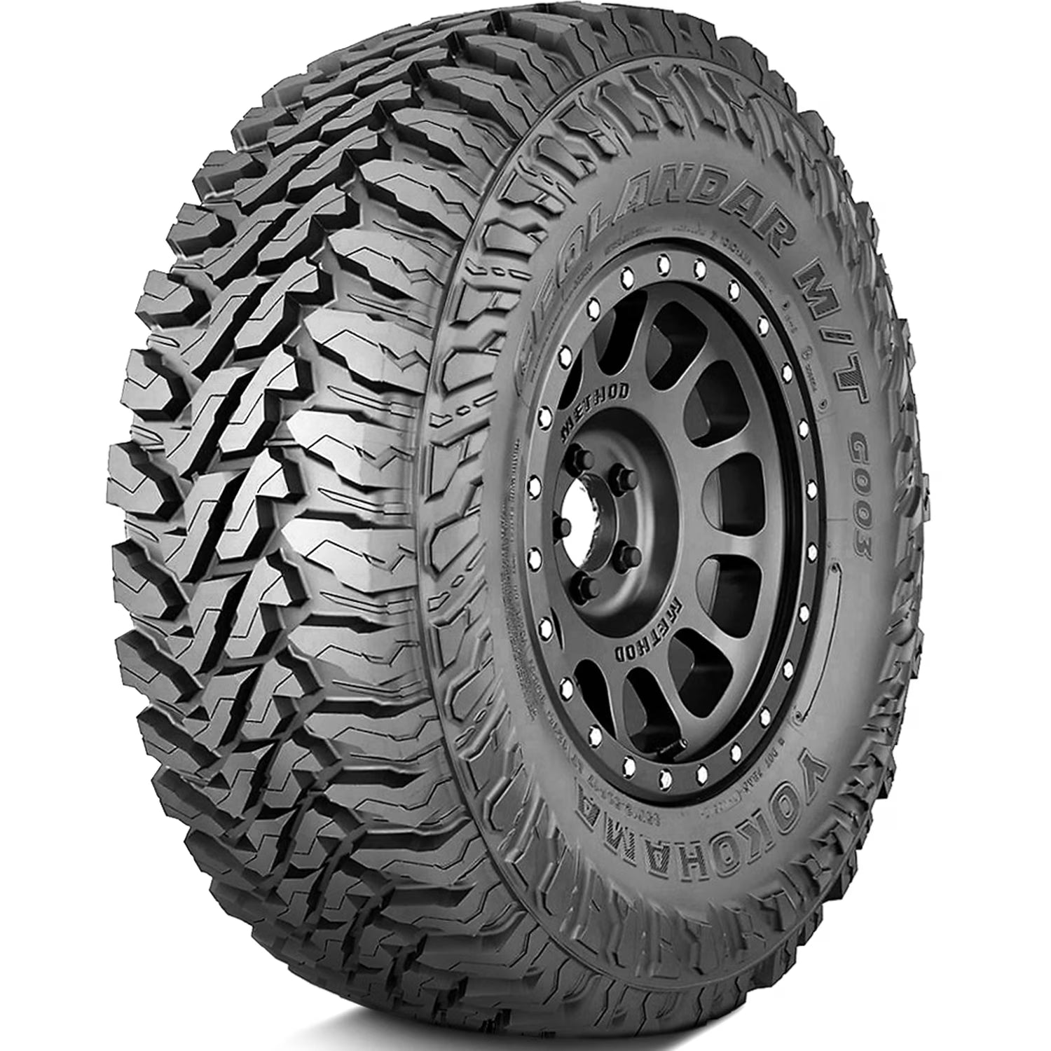 Yokohama Geolandar M/T G003 LT 235/85R16 Load E 10 Ply MT Mud Tire Fits: 2004 Ford F-250 Super Duty King Ranch, 1999-2003 Ford F-250 Super Duty Lariat