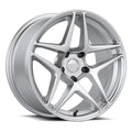 19x10.5 Kansei Wheel K15H Astro Hyper Silver Wheel 5x4.5 (22mm)