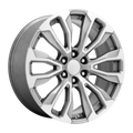 Performance Replicas Cast Aluminum Rim PR211 22X9 6X5.5 SLV MACH-FC 28MM, 211SM-2295828
