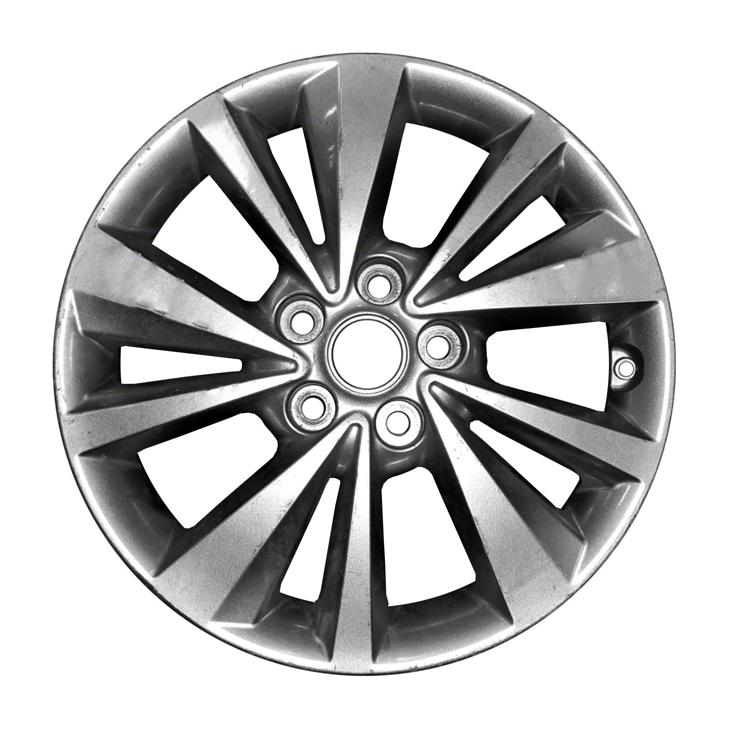 Remanufactured Painted Silver Aluminum Wheel 17 x 6.5 52910A9150 fits 2015-2018 KIA Sedona
