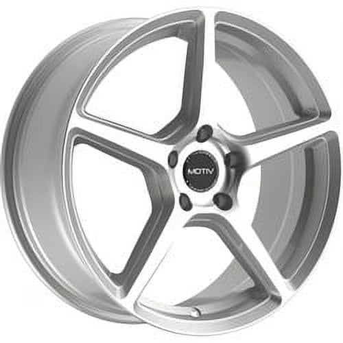 Motiv 18x7.5 5X4.50 433MS Blade Silver Wheel Rim
