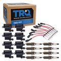 TRQ Performance Ignition Coils Wires & Spark Plugs Fits Cadillac Chevrolet GMC TKA06289 Fits select: 1999-2007 CHEVROLET SILVERADO, 2000-2006 CHEVROLET TAHOE