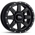 RockTrix RT106 14in ATV Wheel 4x110 Rim, 14x7, 5+2 Offset, For ATV UTV with IRS (Independent Rear Suspension), Compatible with Honda Kawasaki Yamaha Suzuki 4/110