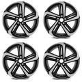 19  Set of 4 Brand New 19  19X8.5 Alloy Wheel For 2018-2022 HONDA Accord OEM Design Replacement 10 Spoke Rim