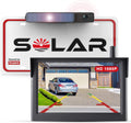 Foxpark Solar RV Wireless Backup Camera 5  Monitor Rear View Camera 2 Channels Trailer Reverse Camera for Van,Camper Highway Observations System (Solar 3)
