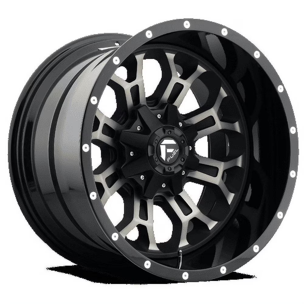 Fuel D561 Crush 18X9 5X139.7/5X150 20Et 106.1Cb Gloss Machined Double Dark Tint Wheel