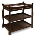 Badger Basket Sleigh Style Baby Changing Table - Espresso
