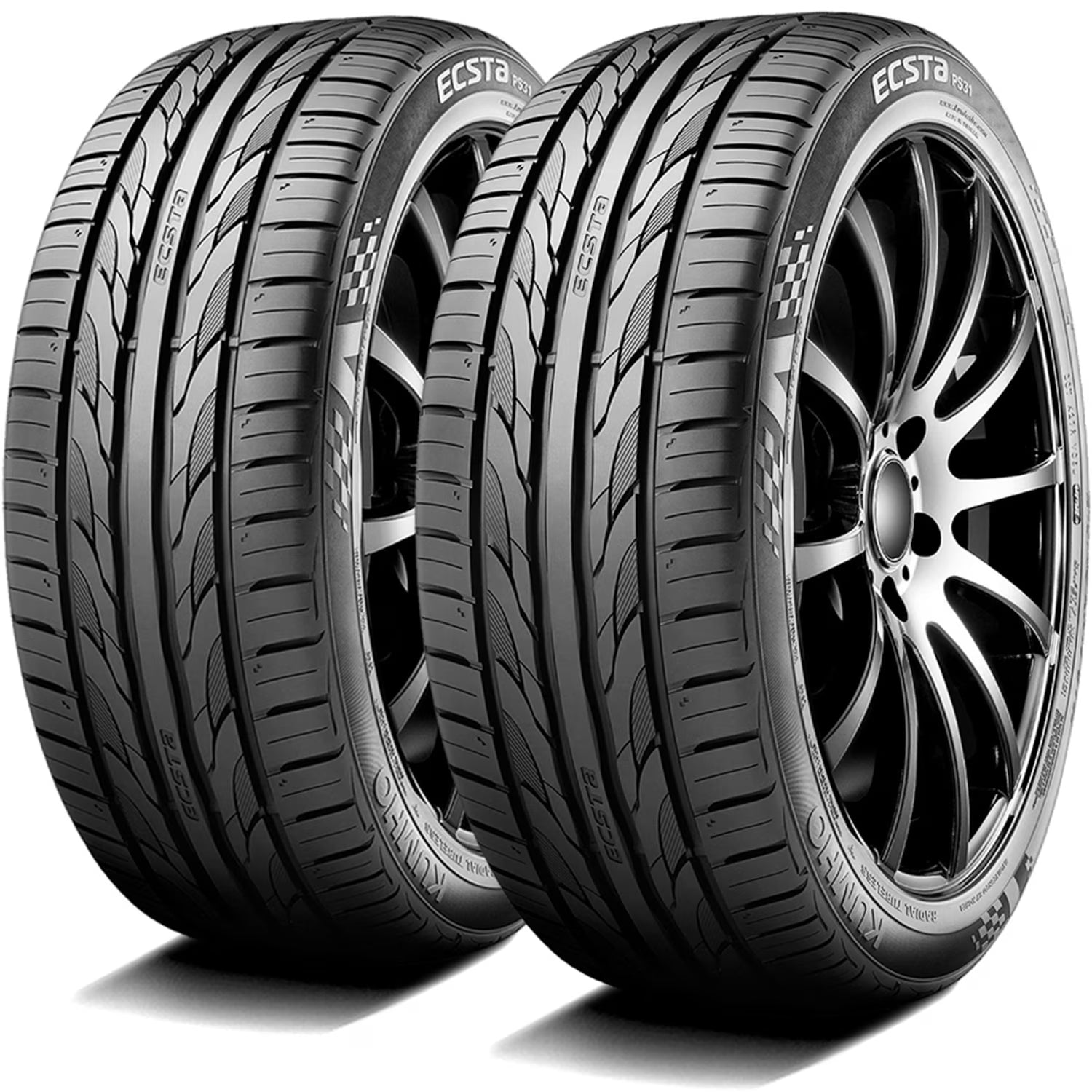 Pair of 2 Kumho Ecsta PS31 235/45ZR18 235/45R18 98W XL dc High Performance Summer Tires