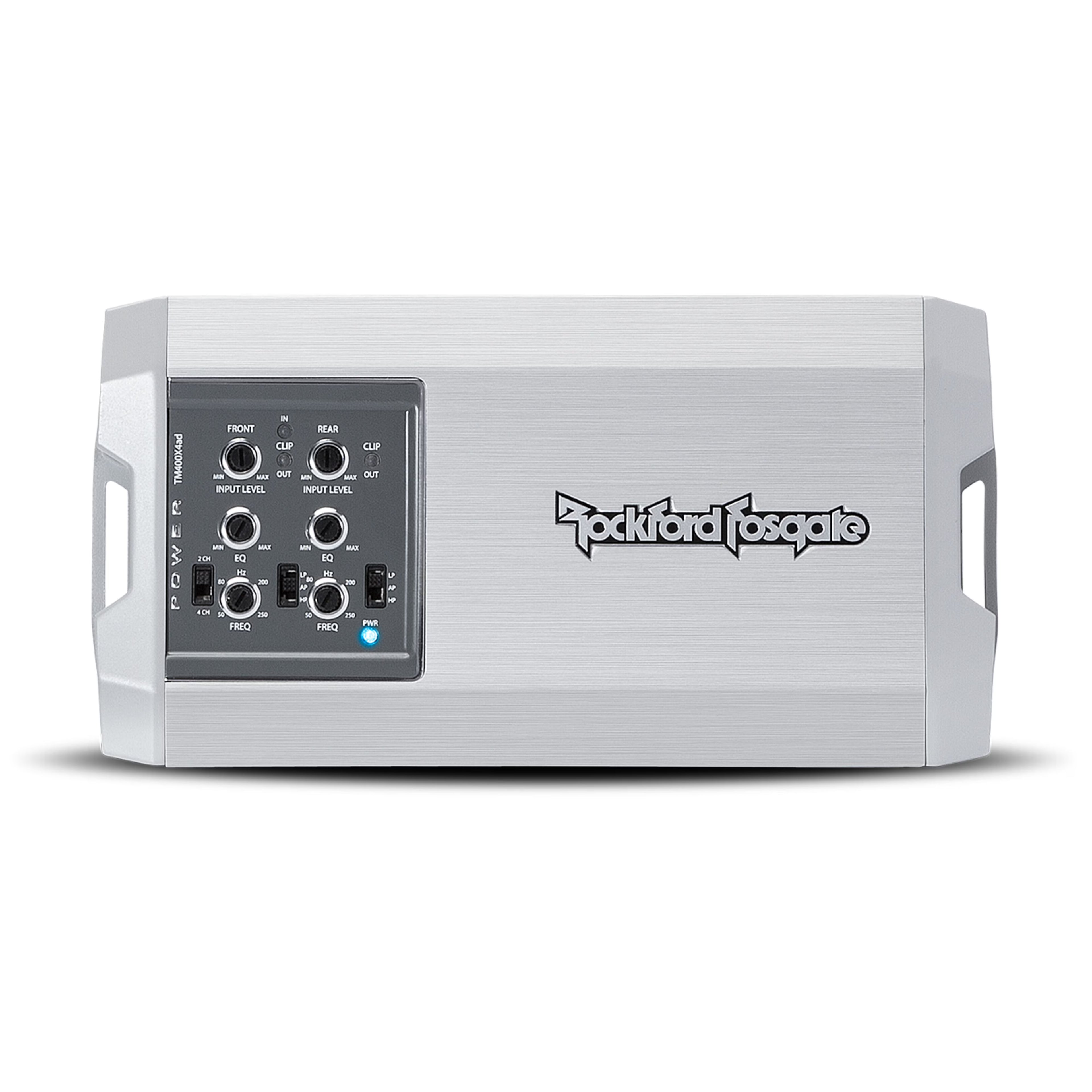 New Rockford Fosgate TM400X4AD Power Series Marine/Powersports Amplifier