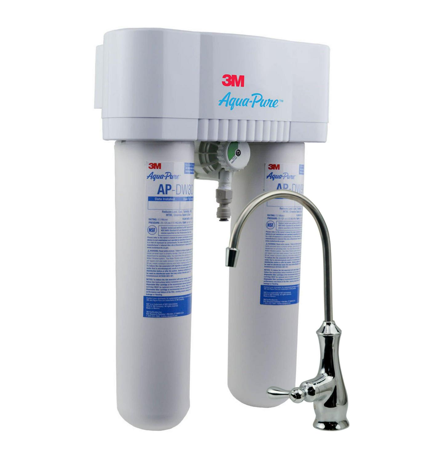 3M Aqua-Pure Under Sink Dedicated Faucet Water Filter System AP-DWS1000
