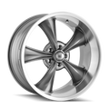 Ridler 695 22X10.5 5X127 0Et 83.82Cb Grey W/Machined Lip