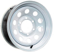 eCustomrim Trailer Wheel Rim 15X6 6 Lug White Modular