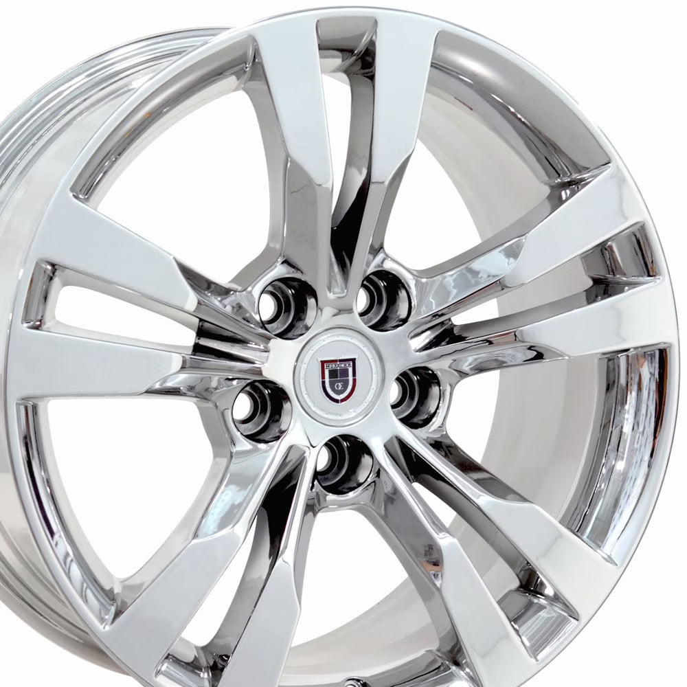 18 inch Rim fits 2003-2007 Cadillac CTS Style 5x115 ET40 Chrome 18x8.5 Wheel Direct Fit